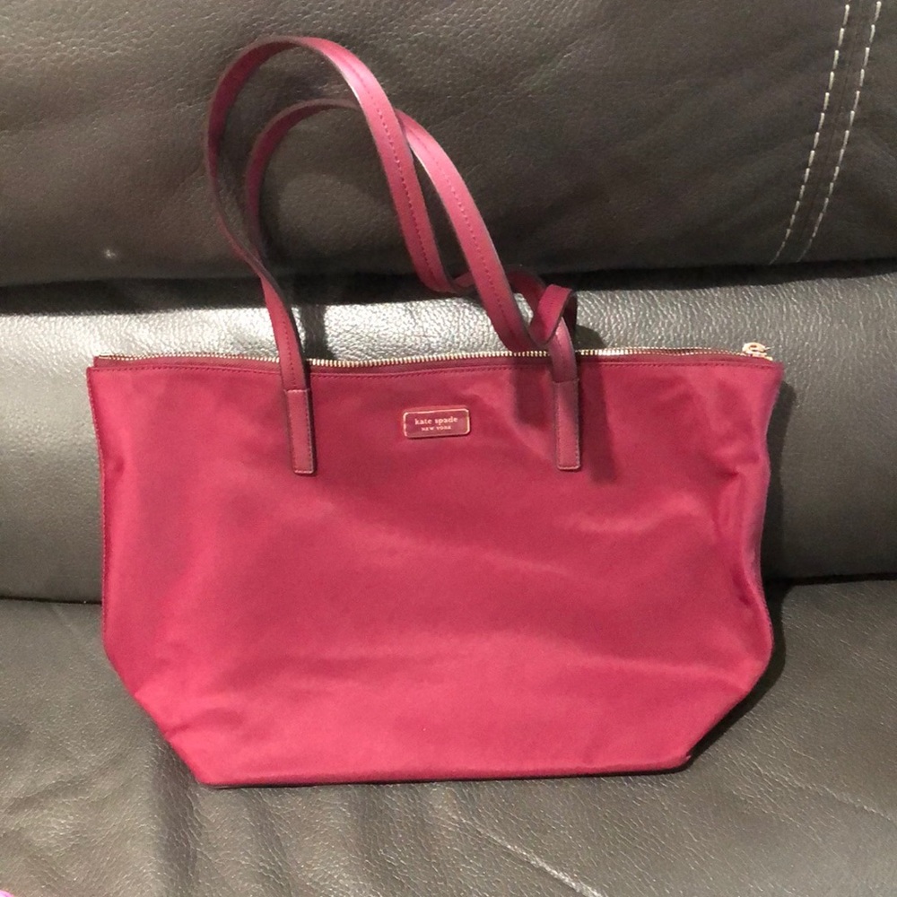 Kate spade top zip tote